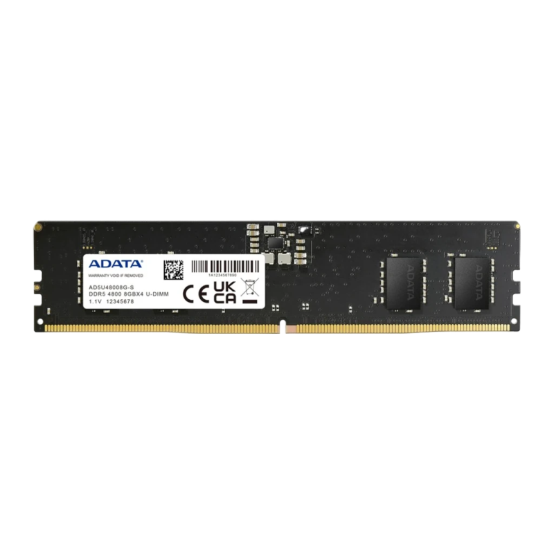 ADATA AD5U48008G-S DDR5 4800MHz DIMM 8GB CL40 Mémoire RAM