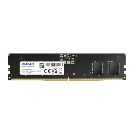 ADATA AD5U48008G-S DDR5 4800MHz DIMM 8GB CL40 Mémoire RAM