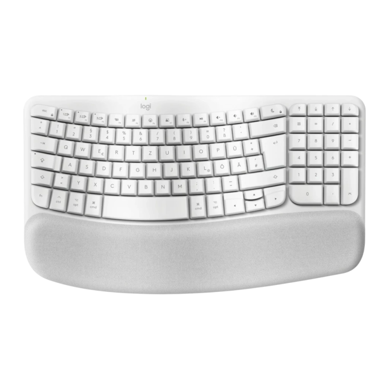 FR: Clavier Logitech Wave Keys for Mac Bluetooth Ergonomique Allemand QWERTZ