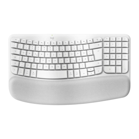 FR: Clavier Logitech Wave Keys for Mac Bluetooth Ergonomique Allemand QWERTZ