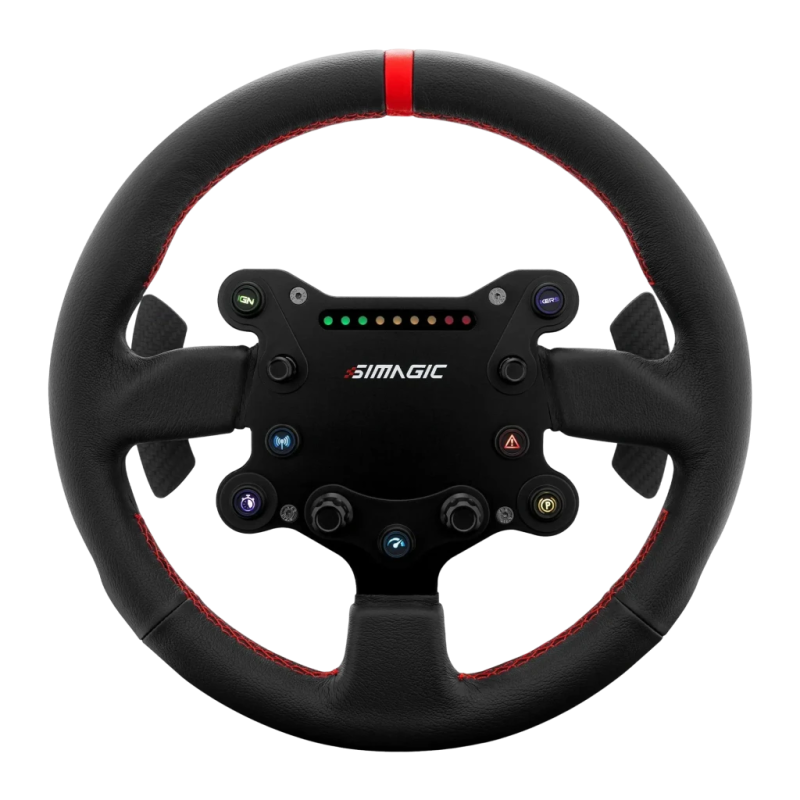 Simagic GTS Leather PC palettes de changement de vitesse 7 boutons Volant