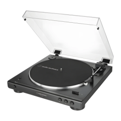 Audio-Technica AT-LP60XBT Noir Bluetooth 5.0 aptX entraînement par courroie 33/45 rpm Platine vinyle