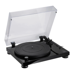Audio-Technica AT-LPW50PB Préamplificateur Phono/Line RIAA entraînement par courroie 33/45 rpm Platine vinyle