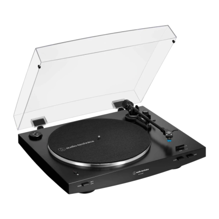 Audio-Technica AT-LP3XBTBK Bluetooth 5.2 aptX Adaptive entraînement par courroie 33/45 rpm préamplificateur Platine vinyle