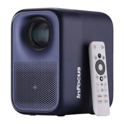 InFocus IN3058SL 1080p Full HD 500 lumens ANSI LCD LED Google TV WiFi 4 Bluetooth 5.0 autofocus haut-parleur 5W Projecteur