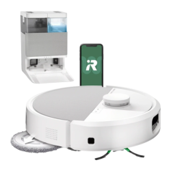 iRobot Roomba Combo Plus 505 LiDAR serpillière autovidage compatible avec Alexa et Google Robot aspirateur