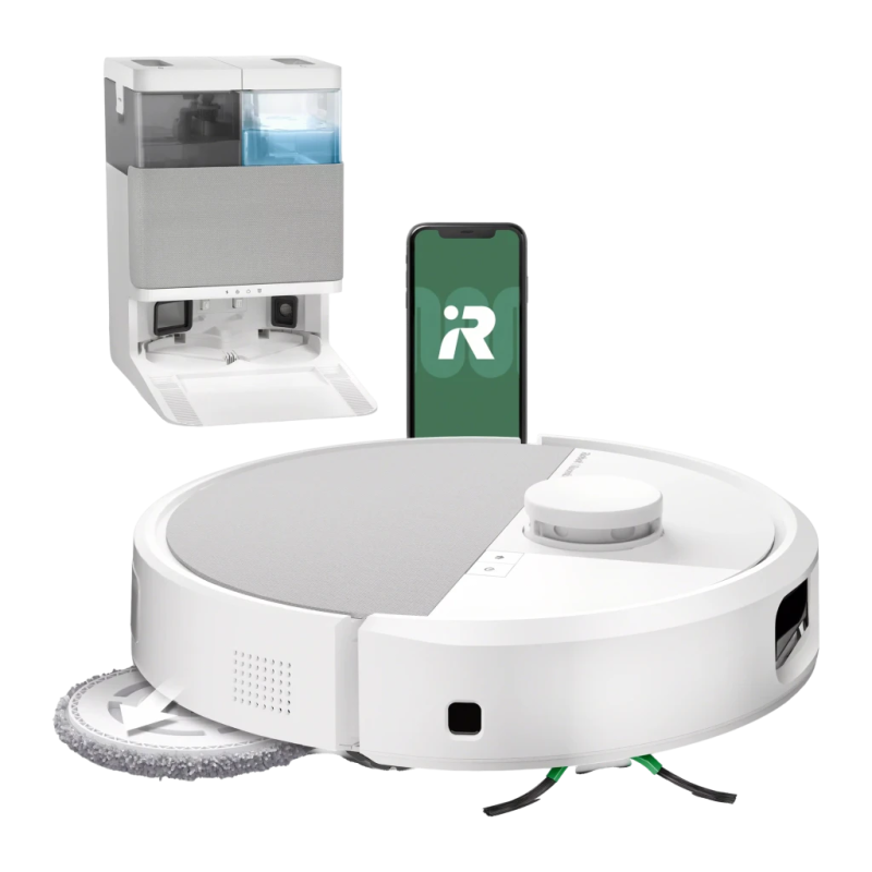 iRobot Roomba Combo Plus 505 LiDAR serpillière autovidage compatible avec Alexa et Google Robot aspirateur