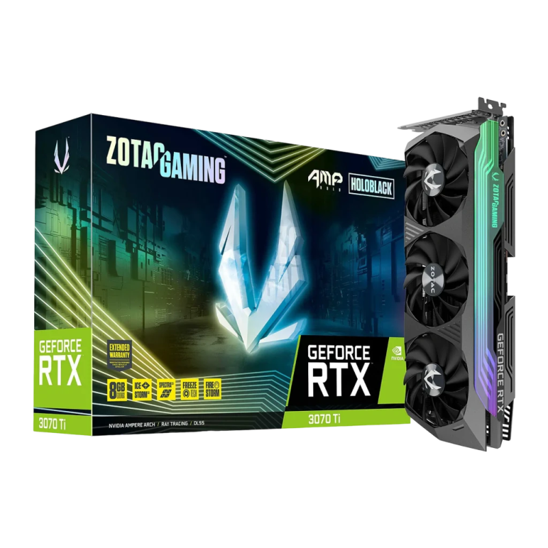 Zotac GeForce RTX 3070 Ti AMP Holo 8GB GDDR6X Carte graphique