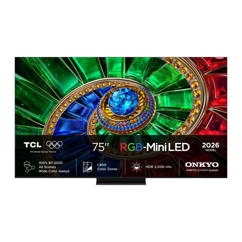 TCL 75RM7L 75 pouces 4K RGB Mini LED 144Hz Dolby Vision HDR10+ Google TV