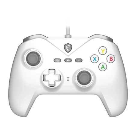 MSI Force GC200 Blanc filaire USB Android/PC effet Hall vibration Manette