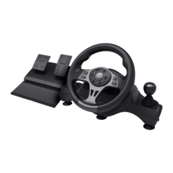 Trust GXT 289 Movi Switch/PS4/Xbox/PC Pédales incluses 270° 25 boutons Volant