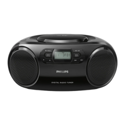 Philips AZB500/12 2W RMS Entrée AUX 3,5mm DAB+ FM Microchaîne