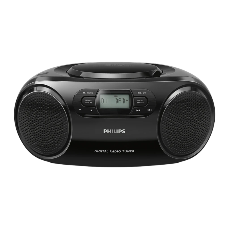 Philips AZB500/12 2W RMS Entrée AUX 3,5mm DAB+ FM Microchaîne