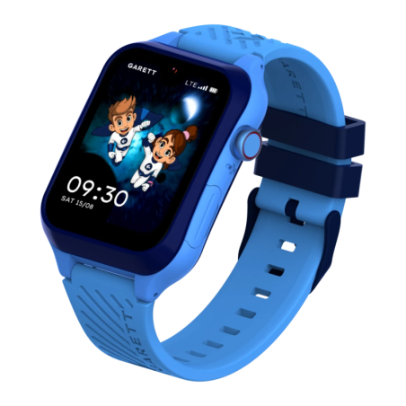 Garett Kids Essa 2 AI 4G Noir 1,78 pouces AMOLED GPS Appels 1 jour IP68 Smartwatch