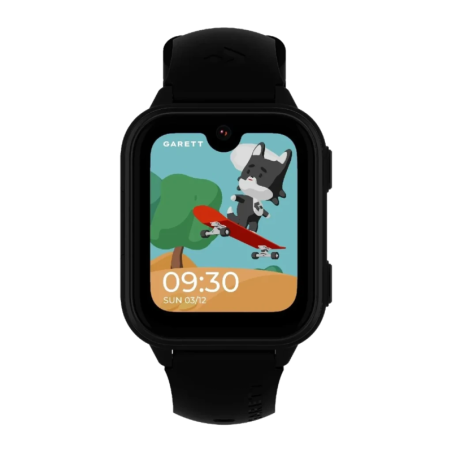 Garett Kids Vibe AI 4G Noir 1,78 pouces AMOLED GPS Appels 1,5 jours IP67 Smartwatch