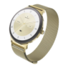Garett Verona 2 Gold Steel Mesh 1,43 pouces AMOLED Appels Bluetooth 7 jours +100 sports IP68 Smartwatch