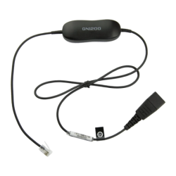 Câble Jabra GN1200 QD vers RJ9 0,5 m compatible téléphones IP