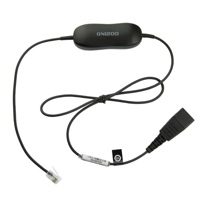 Câble Jabra GN1200 QD vers RJ9 0,5 m compatible téléphones IP