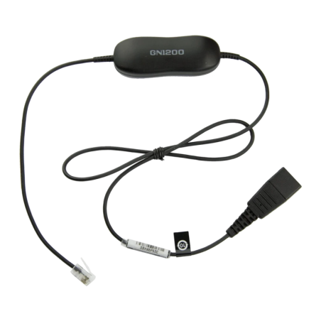 Câble Jabra GN1200 QD vers RJ9 0,5 m compatible téléphones IP