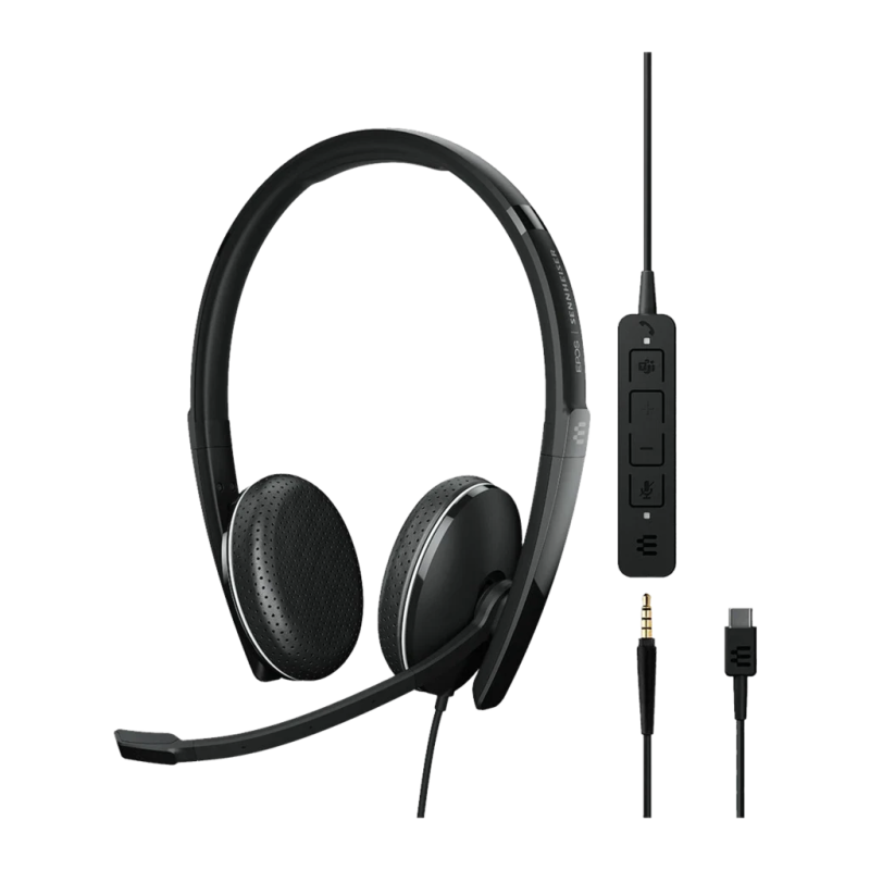 EPOS Adapt 165T II Jack 3,5 mm USB-C Arceau avec micro Casque