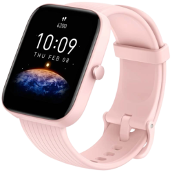 Amazfit Bip 3 Pro Rose 1,69 pouces TFT 14 jours +60 sports 5ATM Smartwatch