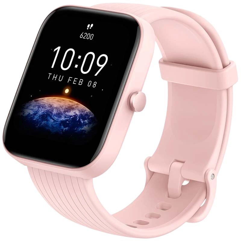 Amazfit Bip 3 Pro Rose 1,69 pouces TFT 14 jours +60 sports 5ATM Smartwatch