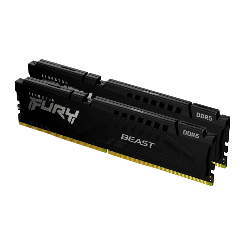 Kingston FURY Beast Black DDR5 16GB 2x8GB 5200MHz CL40 DIMM Mémoire RAM