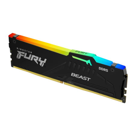 Kingston Technology FURY Beast RGB DDR5 5600MT/s CL36 16GB DIMM Mémoire RAM