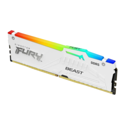 Kingston FURY Beast White RGB DDR5 6000MHz CL30 Mémoire RAM