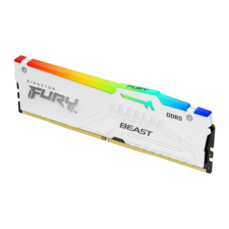 Kingston FURY Beast White RGB DDR5 6000MHz CL30 Mémoire RAM