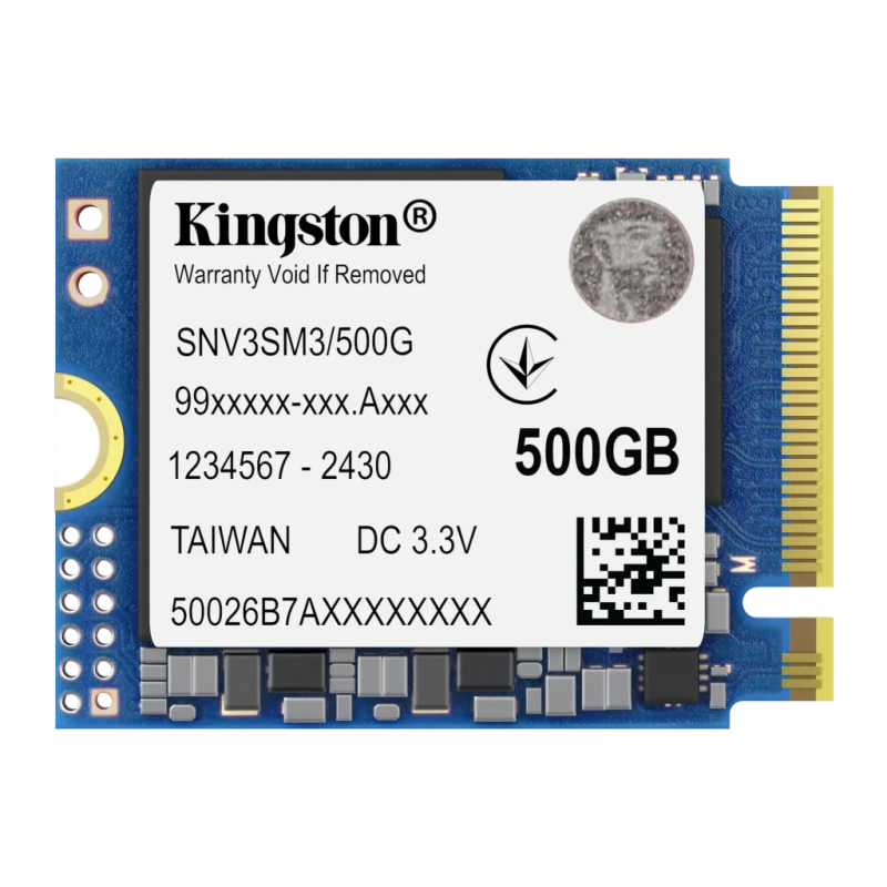 Kingston NV3 2230 500GB NVMe M.2 PCIe 4.0 5000MB/s SSD