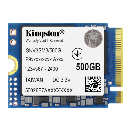 Kingston NV3 2230 500GB NVMe M.2 PCIe 4.0 5000MB/s SSD