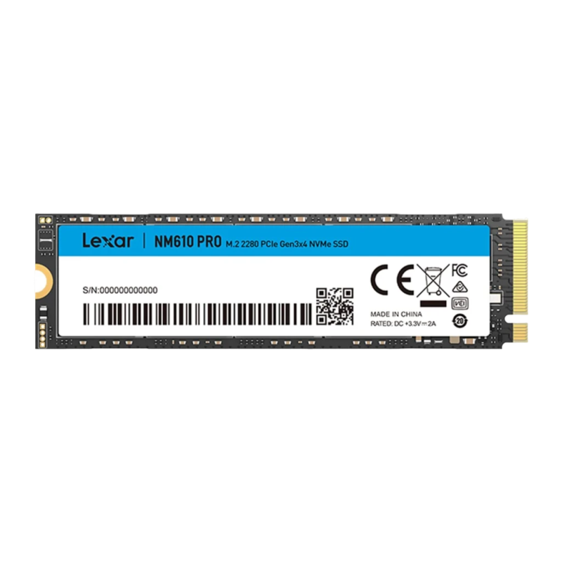Lexar NM610 Pro 500GB NVMe M.2 PCIe 3.0 2280 3000MB/s SSD