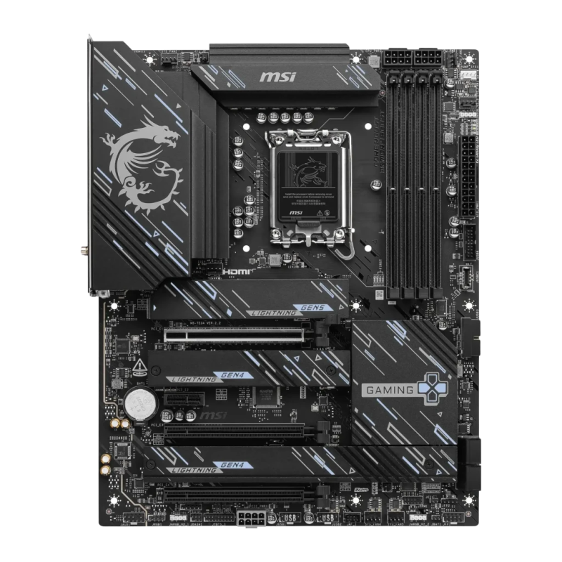 MSI Z890 Gaming Plus WiFi6E Intel Z890 LGA1851 DDR5 ATX 4 emplacements M.2 Carte mère