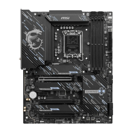 MSI Z890 Gaming Plus WiFi6E Intel Z890 LGA1851 DDR5 ATX 4 emplacements M.2 Carte mère