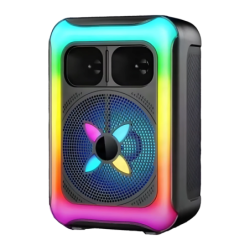 Oryx KTS-2452 12W mains libres lumières RGB entrée AUX Enceinte Bluetooth