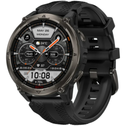 KOSPET Orb 2 Noir 1,43 pouces AMOLED GPS double bande Appels Bluetooth 16 jours +170 sports 5ATM IP69K Smartwatch