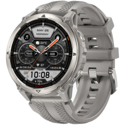 KOSPET Orb 2 Argent 1,43 pouces AMOLED GPS double bande Appels Bluetooth 16 jours +170 sports 5ATM IP69K Smartwatch