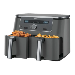 Ninja DZ400EU Double Panier 9,5L 2470W 6 Fonctions Friteuse à air
