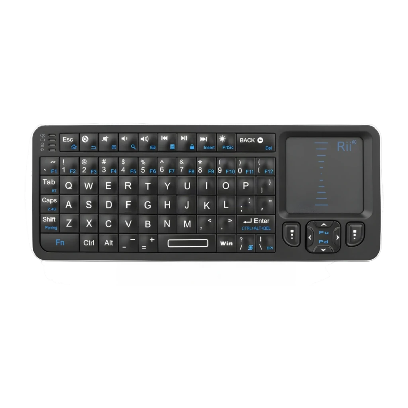 Clavier Rii K06 Mini Sans Fil RGB avec Touchpad