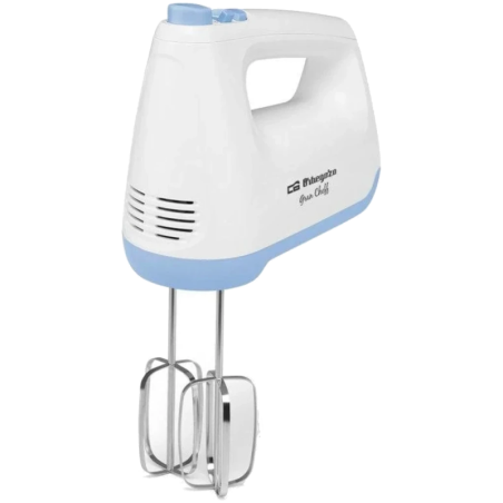 Orbegozo BA 3750 400W 6 vitesses acier inoxydable Batteur pétrisseur + Turbo