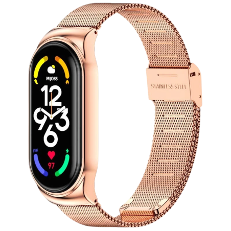 Bracelet Xiaomi Smart Band 7 Milanais Clip Or Rose