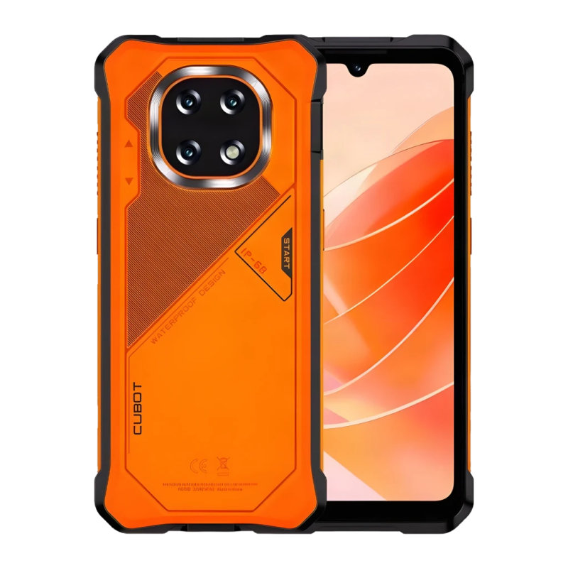 Cubot KingKong ES 5 6GB/128GB Orange Rugged IP68/IP69K 6,88 pouces IPS 120Hz 64MP 7000mAh 33W NFC