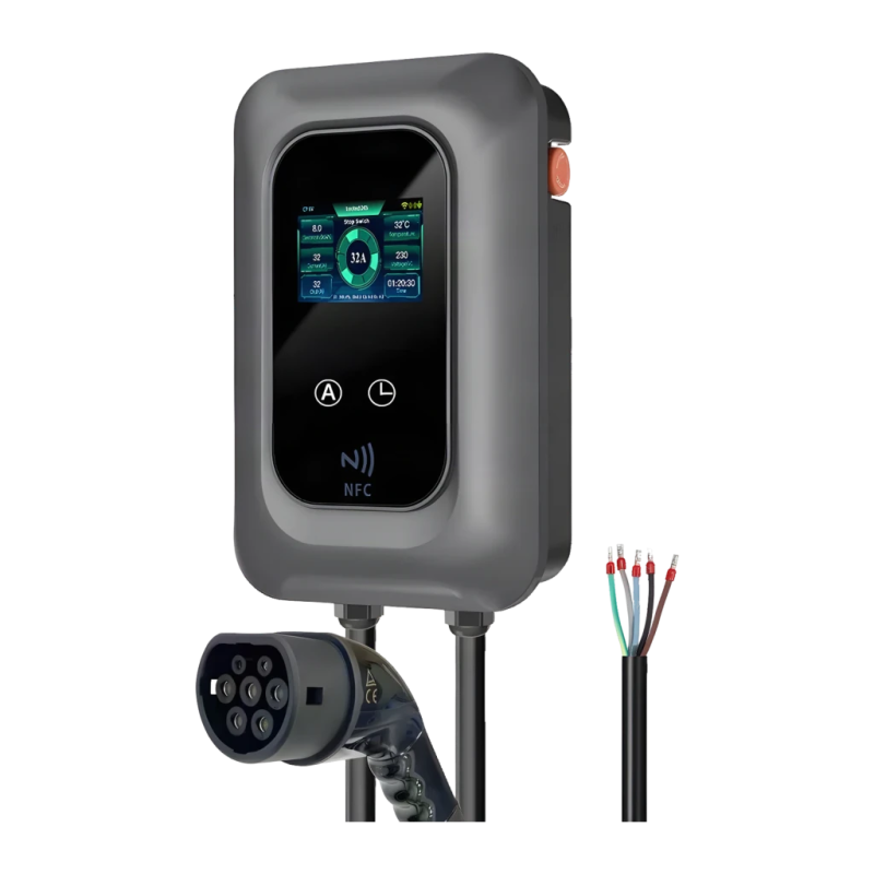 Chargeur Véhicule Électrique YCL DLB 11KW Triphasé Type 2 avec App WiFi RFID IP54
