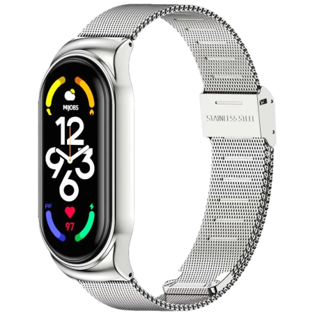 Bracelet Xiaomi Smart Band 7 Milanais Clip Argent