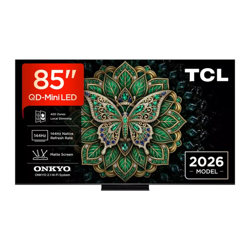 TCL 85C6K Pro 85 pouces 4K QD-Mini LED 144Hz Dolby Vision HDR10+ Google TV