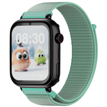 SaveFamily SaveWatch Plus 2 4G Noir Bracelet en tissu Ocean 1,96 pouces Appels IP68 Montre connectée