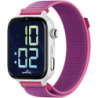 SaveFamily SaveWatch Plus 2 4G Blanc Bracelet en tissu Framboise 1,96 pouces Appels IP68 Montre connectée
