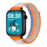 SaveFamily SaveWatch Plus Noir Bracelet en tissu Jaune fluo 1,85 pouces IP67 Montre connectée