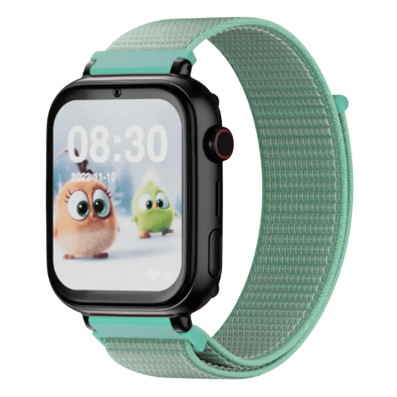 SaveFamily SaveWatch Plus Noir Bracelet en tissu Black Night 1,85 pouces IP67 Montre connectée